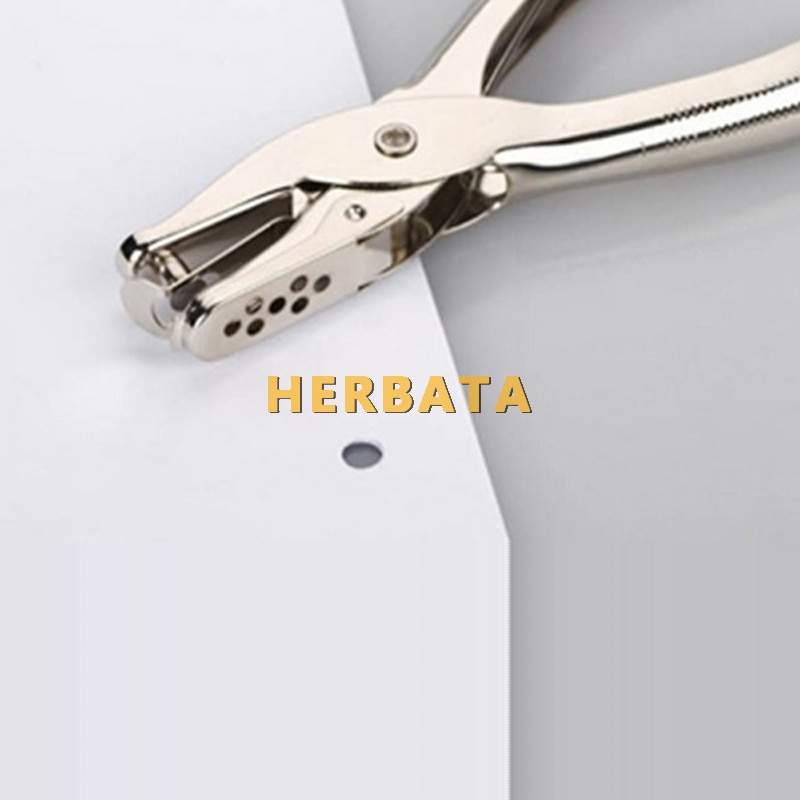 1pc de mano de Metal perforadora agujero perforadoras para colección de recortes uno puede hacer 8 páginas todos los materiales de Metal fácil de usar CL-1202
