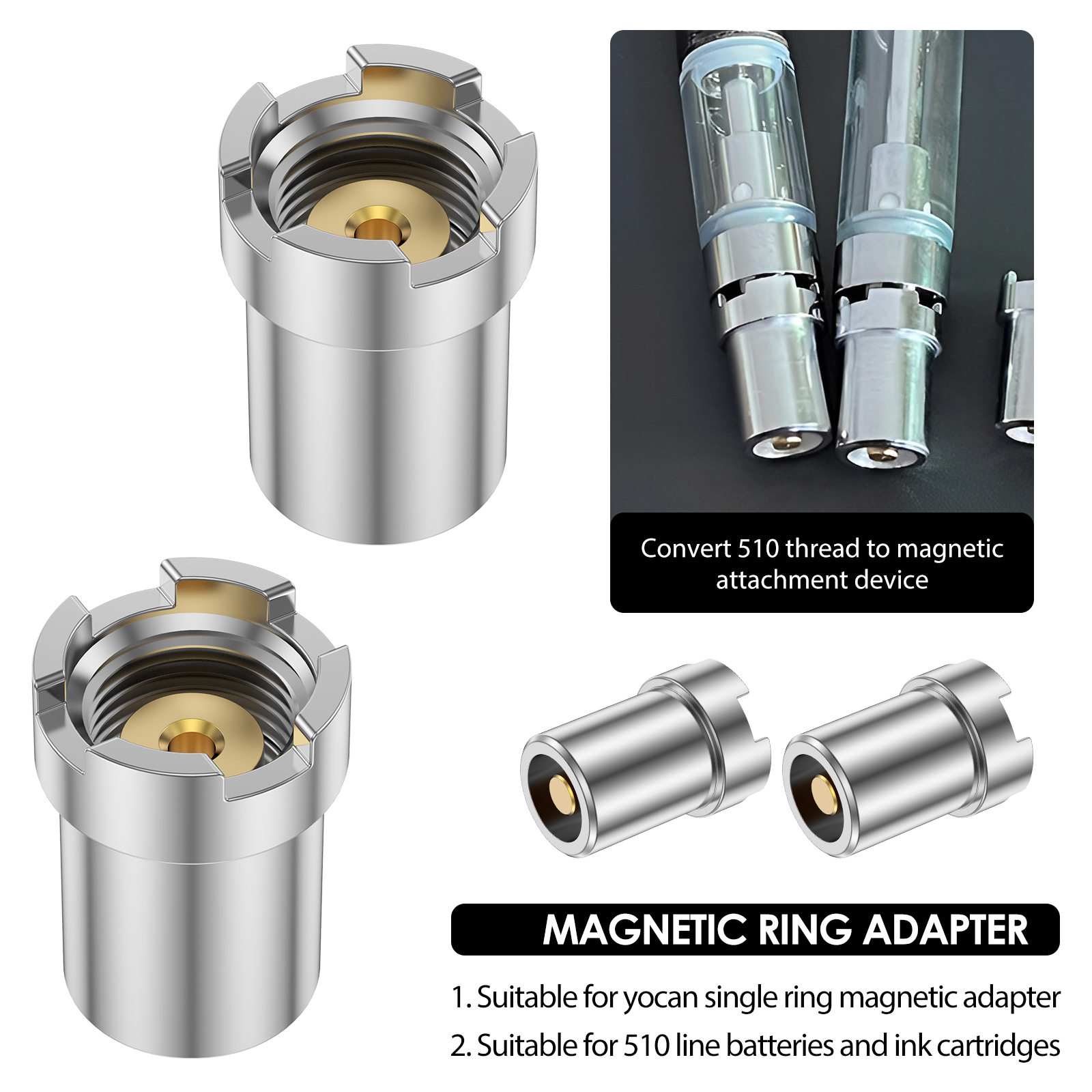 510 Thread Adapter Thread Screw Converter Soldering Iron Ring Adapters Connector Repair Accessories for Electronic Equipment