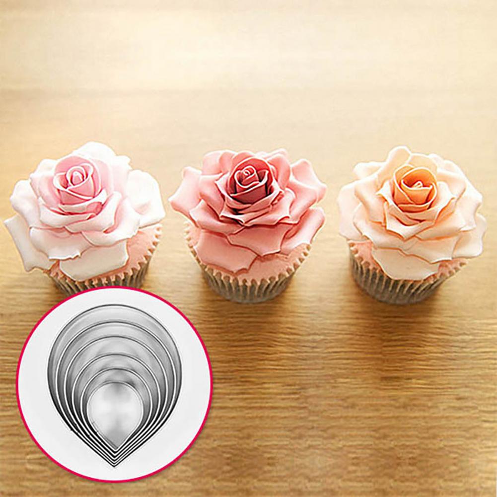 Roest-Proof Stevige Sugarcraft Bloem Petal Cutter Dessert Mallen Voor Kantine