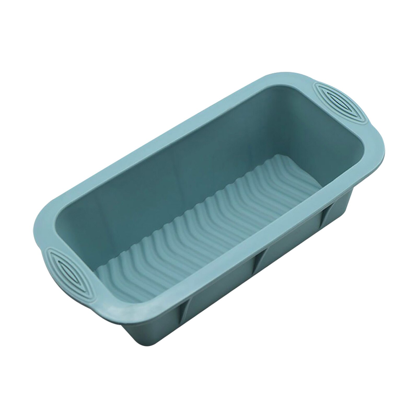 Grande retângulo de silicone não vara pão bolo bolo molde bakeware cozimento pan forno não-vara molde de cozimento n50: A
