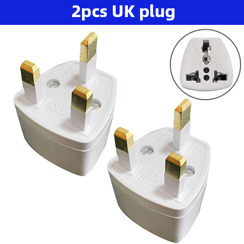 2pcs EU Plug Adapter EU US UK AU Plug Adapter Electric Charger Socket Travel Adapter Australian Electrical Socket: Dark Grey