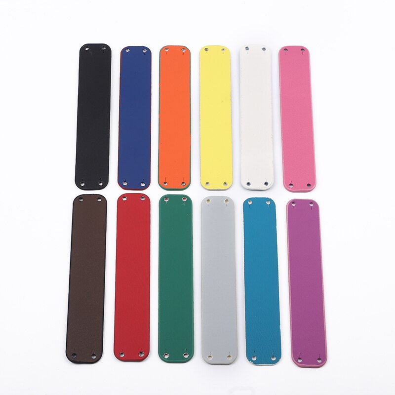 Pulseira intercambiável georgette flor bijoux acier inoxydable femme manchette pulseira reversível pulseira de couro jóias bbijoux: 6PCS BANDS