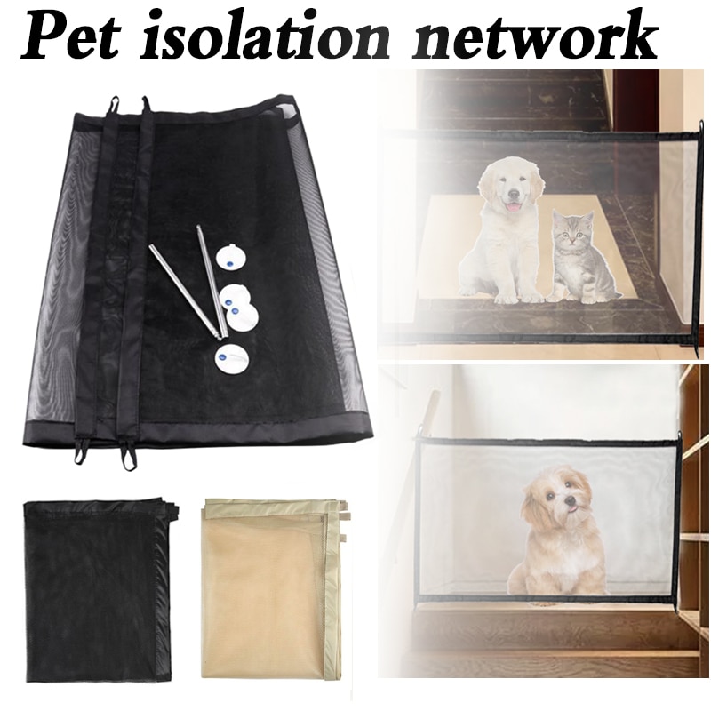 Valla portátil para mascotas, Red de aislamiento para perros y gatos, duradera, plegable, segura, protección interior y exterior,