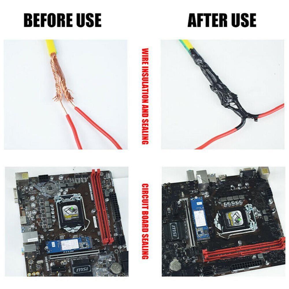 Vloeibare Isolatie Tape Elektrische Tape Buis Plakken Waterdicht Snelle Anti-Uv Droog Q4S4