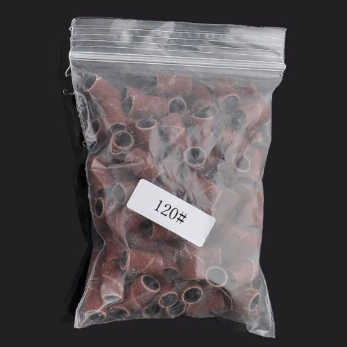 100 st slipning buffertband borr fil maskin bits slipring nail art verktyg: 120