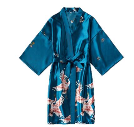 Mode Satijnen Gewaad Vrouwelijke Badjas Sexy peignoir femme Zijden Kimono Bruid kamerjas nachtkleding Nacht Groeien Voor Vrouwen