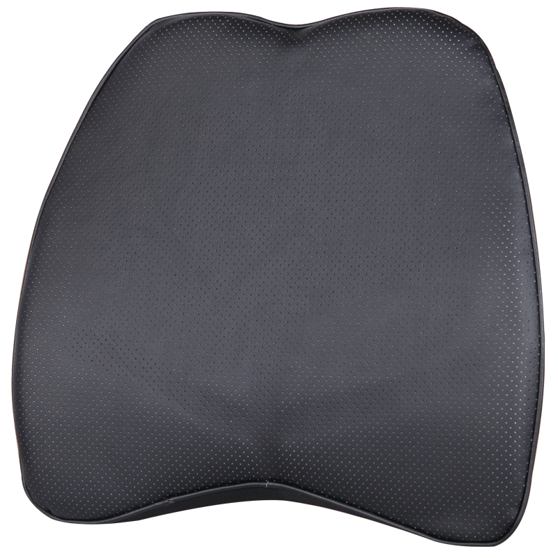 Autostoelkussen rug lendensteun voor auto traagschuim leer auto accessoires interieur orthopedie ademend gezondheid