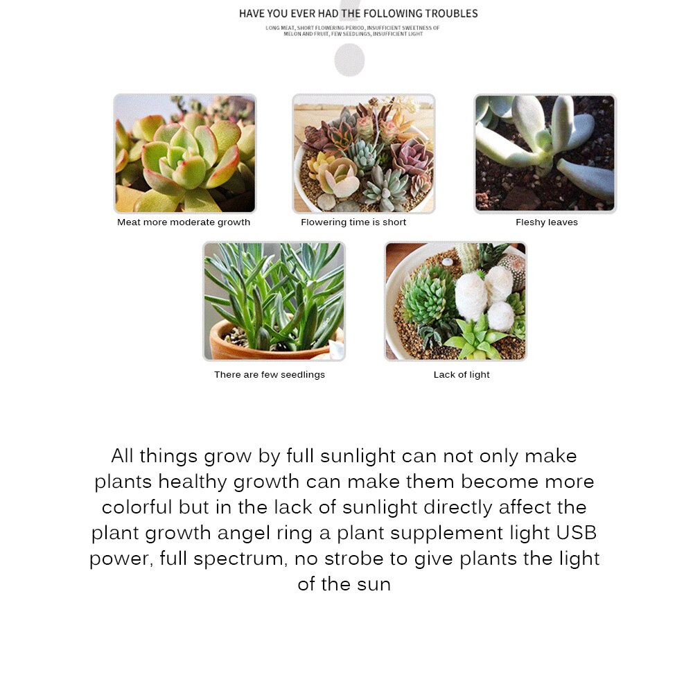 Led Grow Light Volledige Spectrum Phyto Groeien Lamp Usb Phytolamp Voor Planten 5V Lamp Voor Planten Groei Verlichting Voor indoor Plant Home