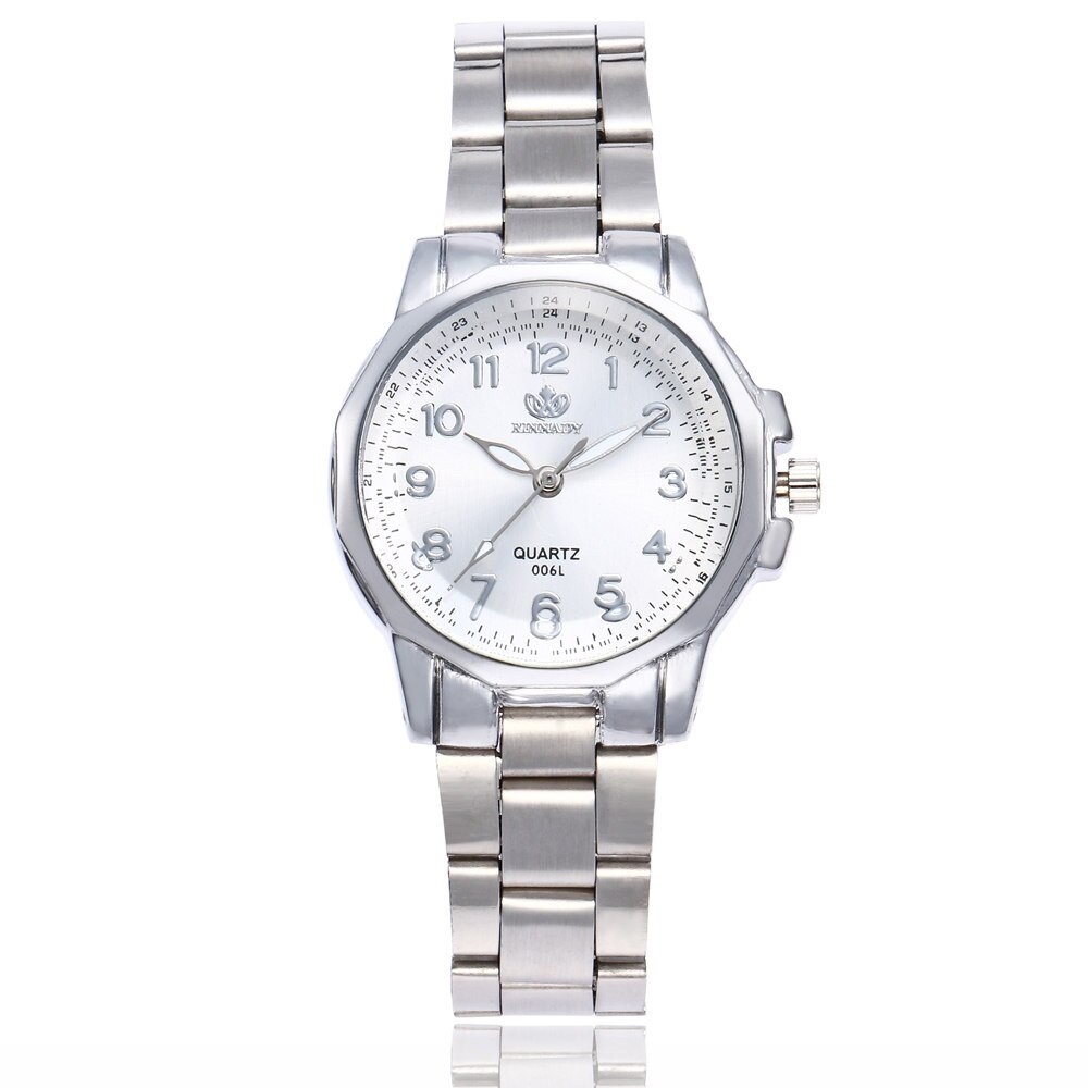 Casual Women Stainless Steel Band Analog Quartz Round Wrist Watch Watches Relogio Feminino Saat