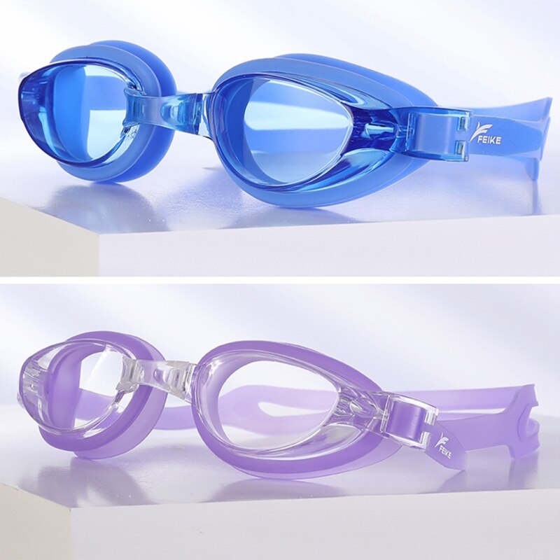 Men Women Sports Anti Fog UV Protection Diver Swimming Goggles Coating Waterproof Adjustable Swim Glasses