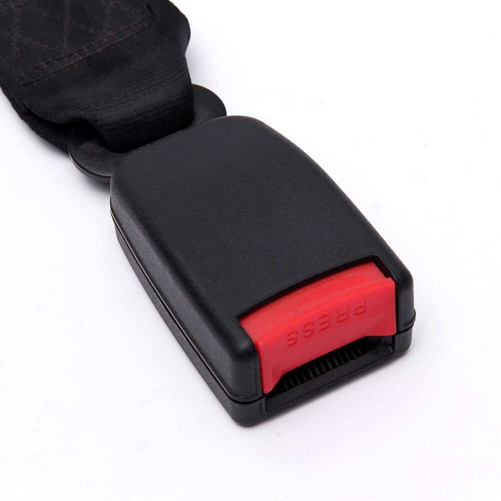 2Pcs Universal Car Safety Belt Extender Safety Seat belt 23mm Long-lasting Black Seat belt Extender Car Auto D Type With Safety