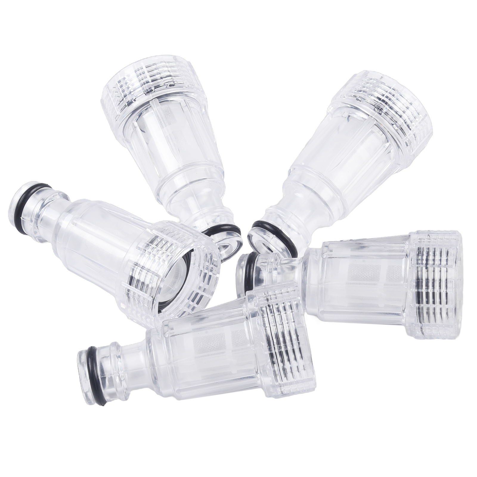 5pcs High Pressure Washer Water Filter Car Clean Machine Water Filter High Pressure Water Connector Garden Tools