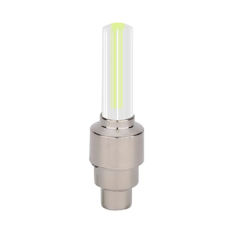 Fahrrad Speichen Lichter Fahrrad LED Licht Reifen Ventil Kappe Taschenlampe Rad Speichen Leichte Auto Motorrad Zubehör: WHITE