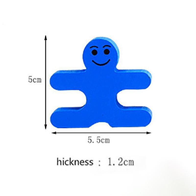 16pas Smiley Lachende Pop Houten Balans Blokken Spel Vroege Jeugd Onderwijs Educatief Vroeg Leren Puzzel Speelgoed