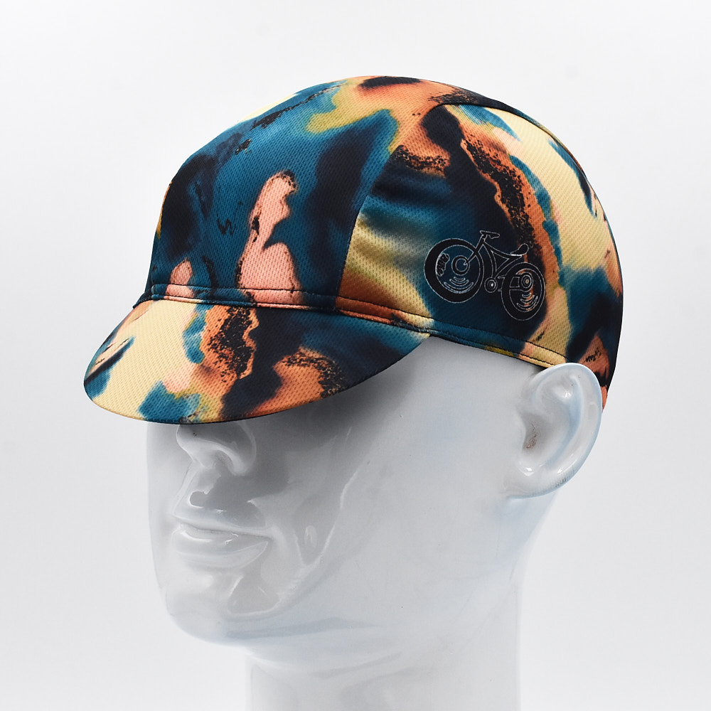 Retro Classic Print Fietspetten Zomer Herenfiets Buiten Ademend Snel Droog Rijhoeden