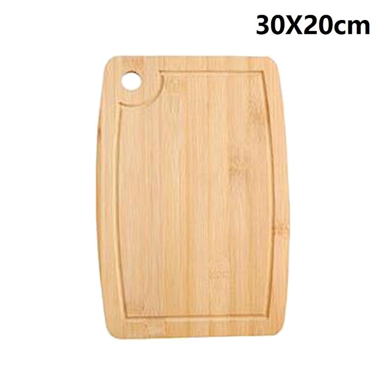 Wooden Chopping Blocks Tool Bamboo Rectangle Hangable Cutting Board Non-Slip Chopping Board Kitchen Accessories Chopping Board