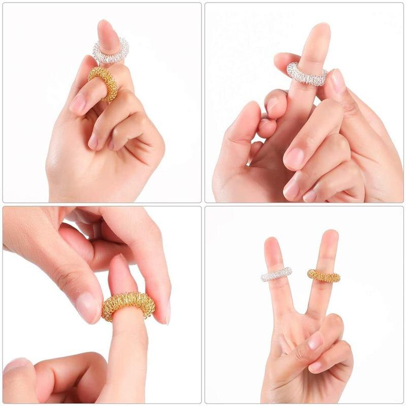 Mini Spring Finger Massager Massage Tool Mini Massager 1pc Color Home Decompression Random Toy K7M9