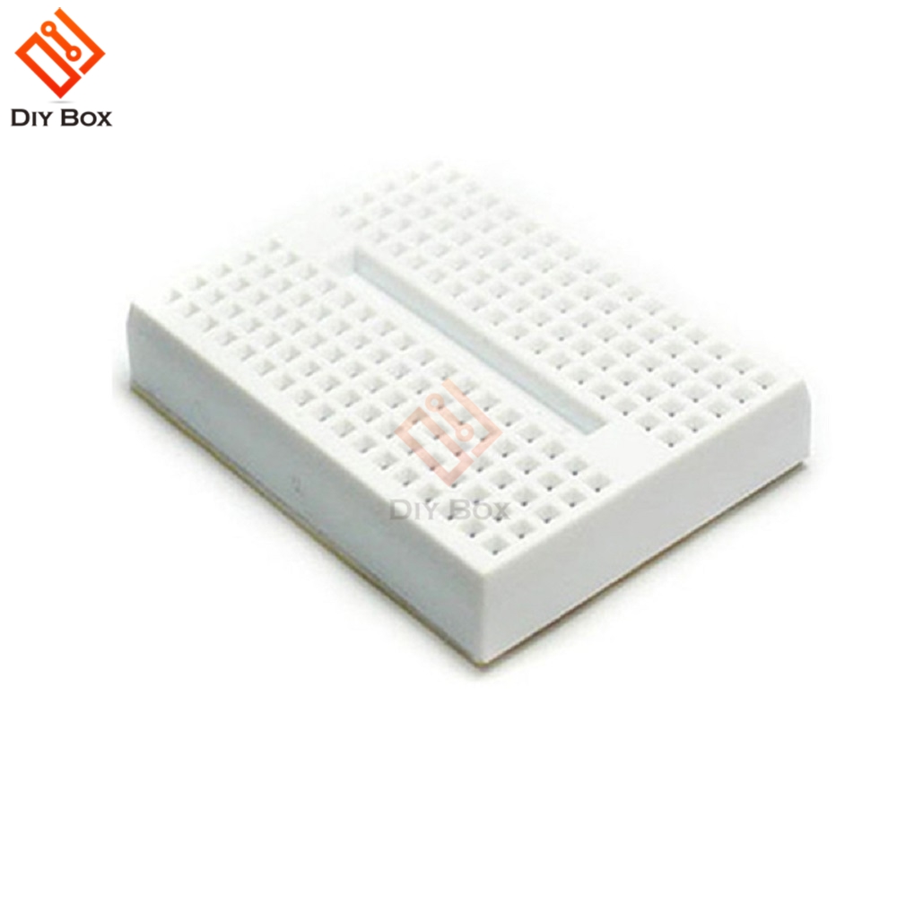 Prototipo de placa de pruebas blanca sin soldadura, placa de pan Proto de 170 puntos de corbata para escudo Arduino