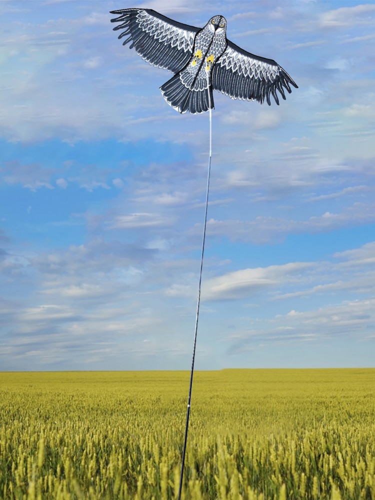 Eule Vogel Abwehr Drachen Emulation Fliegen Stock Vogel Drachen Licht Gewicht Vogel Drachen Für Garten Hof Bauernhof