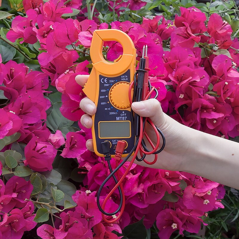 MT-87 Mini Multimeter Digital Digital Diode measurement Clamp Multi meter With Bag Wires for Testerer Pliers