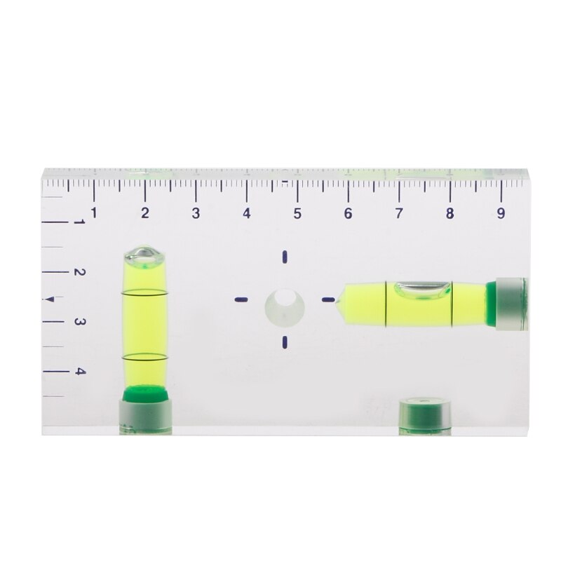 Hoge precisie transparante tweerichting magnetische waterpas met mini waterpas