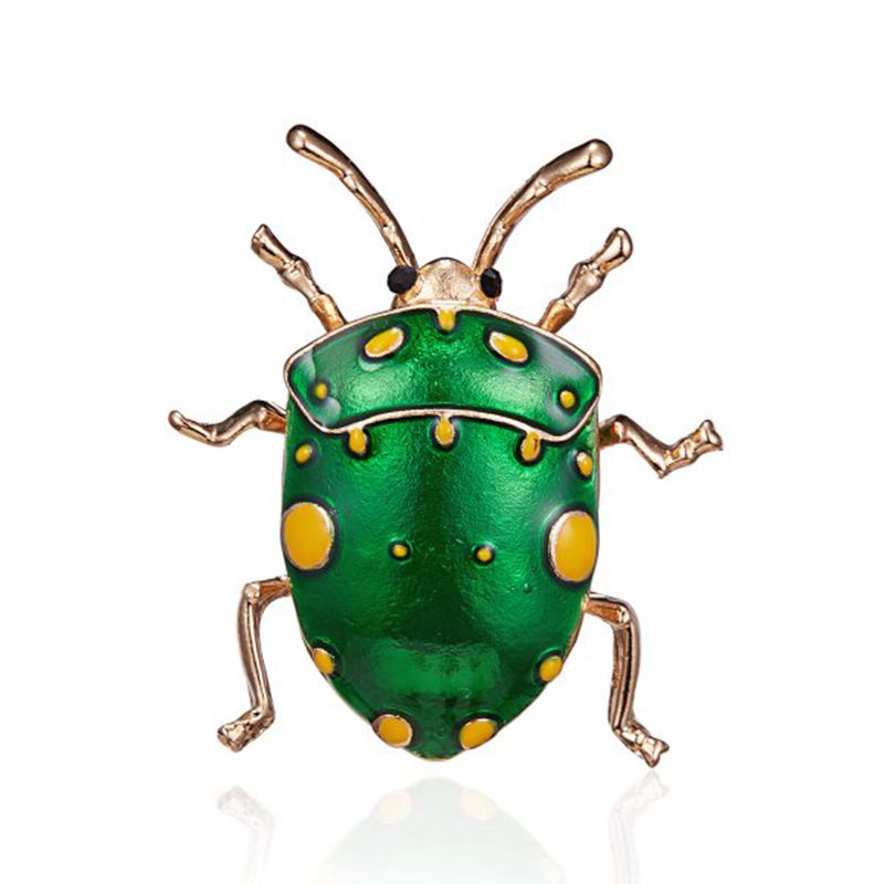 Leuke Insect Hagedis Lieveheersbeestje Spider Gecko Broches Rhinestone Animal Emaille Broche Pins Vrouwen Meisjes Verjaardag Festival Sieraden: 9