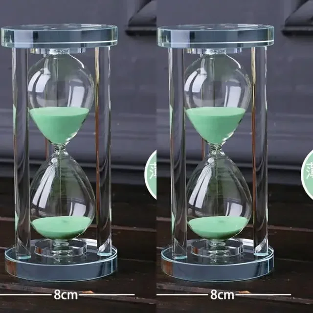 15–60 Minuten Sanduhr Sanduhr Küche Schule Moderne Kristall Stundenglas Sanduhr Sanduhr Teetimer Heimdekoration