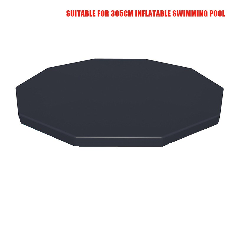 Piscina grande redonda impermeable e impermeable, cubierta de labio, villa para exteriores, jardín, diversión en la piscina: 305CM
