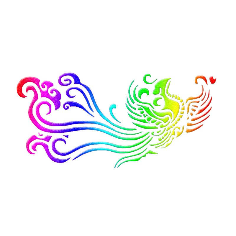 18*26 Phoenix pvc Gelaagdheid Stencils voor Diy scrapbook kleuring, schilderen stencil, home decor diy etc. product afbeelding