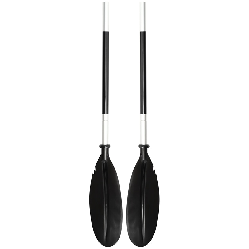 Detachable Boat Oars Aluminum Alloy Afloat Oars Fitting Boat Rafting Paddle for Kayak Rafting Canoe: Default Title