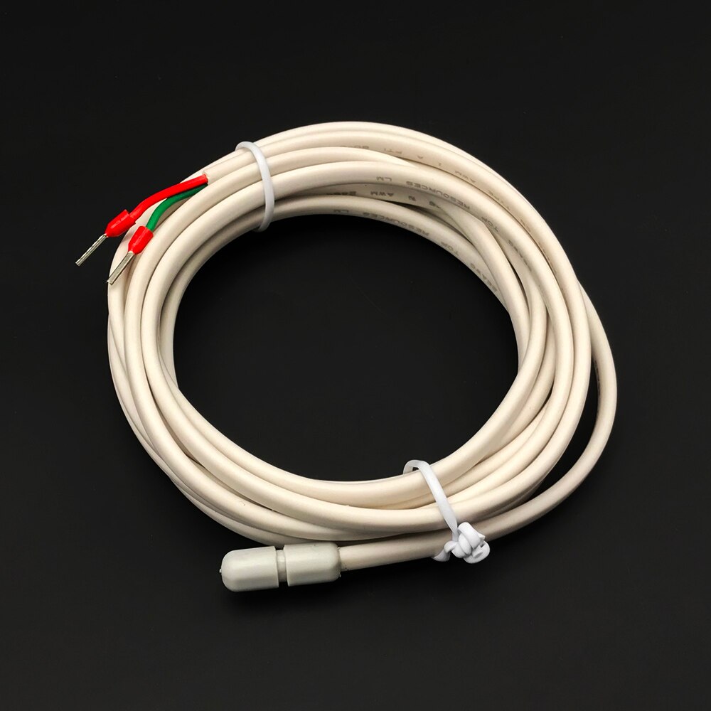 3 meter 10000 ohm præcisionsføler kabel gulvvarme termostat temperaturføler sonde 1 stk