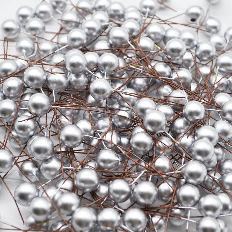 100 st/lot 12mm pärla plast ståndare konstgjord blomma små bär körsbär för bröllop jul tårta låda kransar dekoration: F02