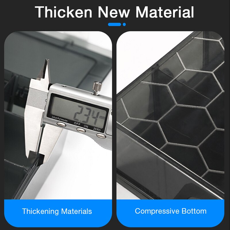 Removable Plastic Portable Parts Box Screw Storage Box Metal Parts Hardware Tool Screwdriver Auto Repair Tool Box