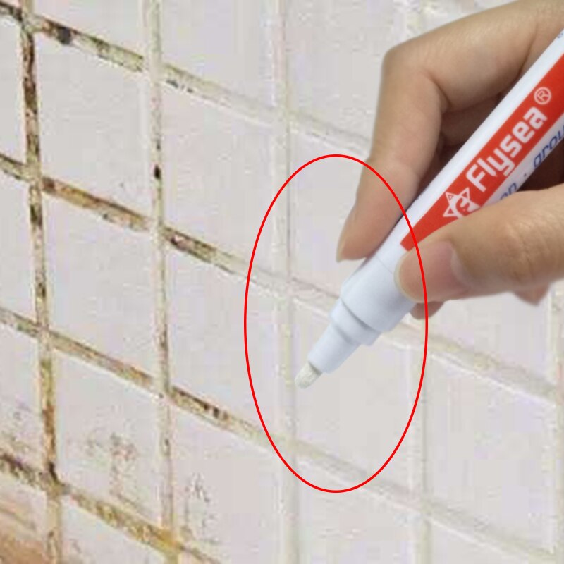 Lápiz de reparación de azulejos de Color, lápiz de lechada de azulejo de porcelana blanca, azulejo piso pared, agentes de reparación, impermeable, lechada a prueba de moho, Baño