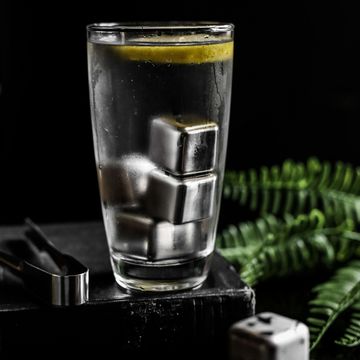 2/4/6/8pcs Stainless Steel Ice Cubes Metal Quick-Frozen Ice Wine Beer Cooler Chiller Whiskey Stones Keep Cold Longer Bar Tools