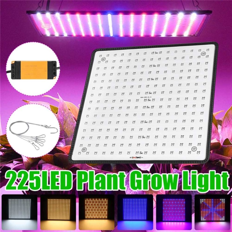 2000W 225 Led Planten Lamp Hydrocultuur Led Grow Light Groei Lamp Plant Groente Bloem Indoor Plant Lamp Binnenverlichting