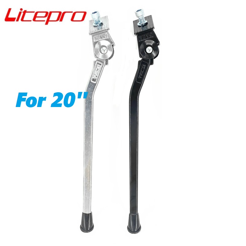 Litepro 20 "faltbarer fahrrad ständer für dahon sp8 kaa084 klapp ständer Aluminium legierung schwarz silber