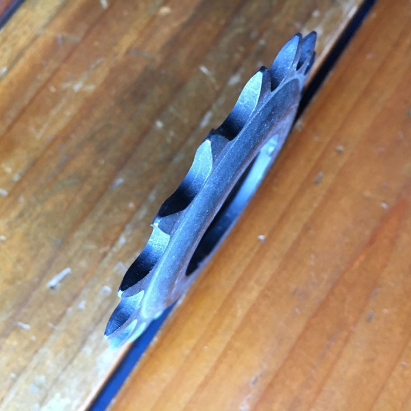 Piñón fijo de bicicleta urbana, piñón libre de 17 dientes, rueda de freno