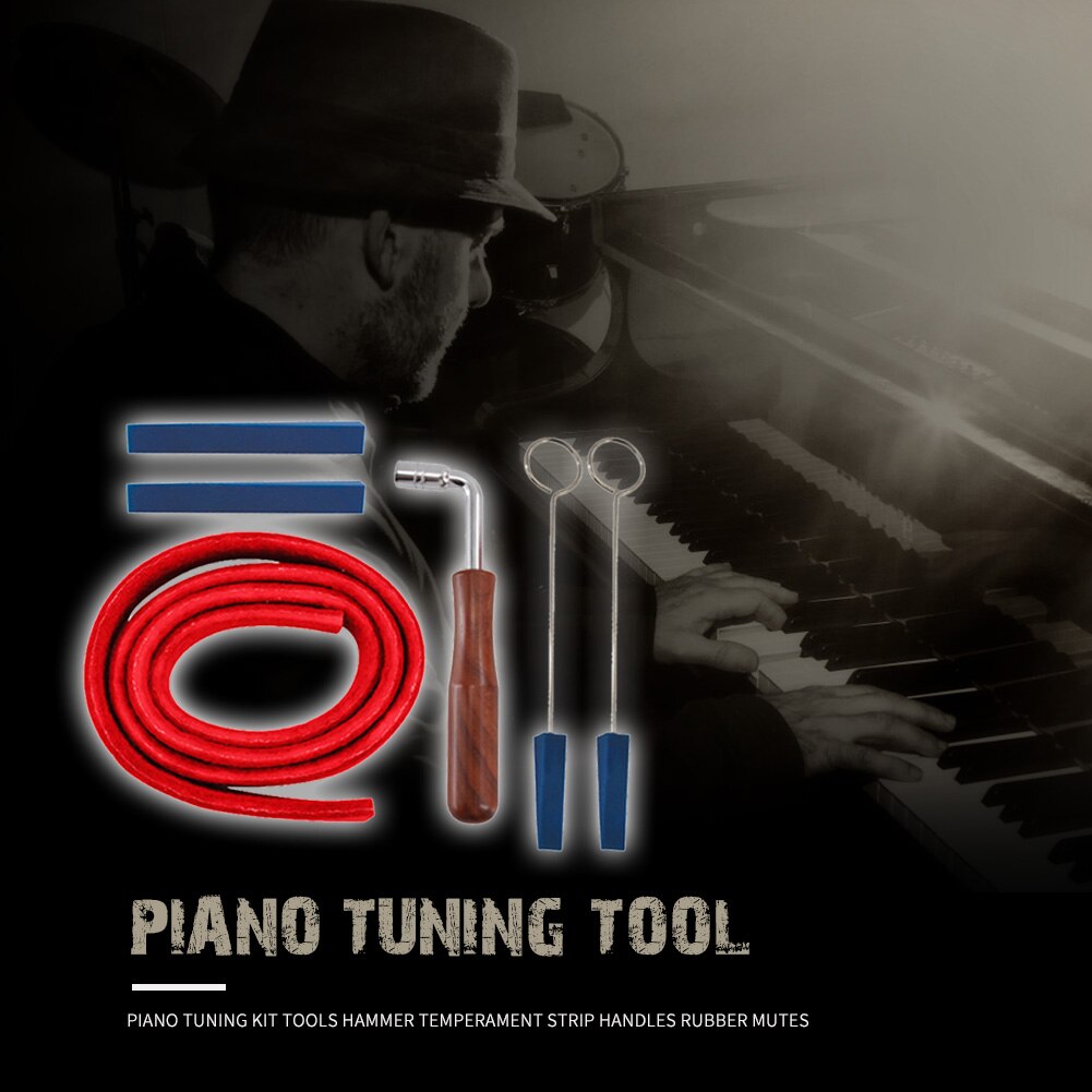 Piano stemming strip set muziekinstrument onderdelen stemapparaat demper sleutel voor muziekliefhebbers speelaccessoires