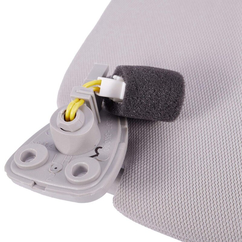 Placa de proteção solar para carro rhd 8520r300, para hyundai 2005 2006 2007 2008 2009 sonata nf nfc cinza