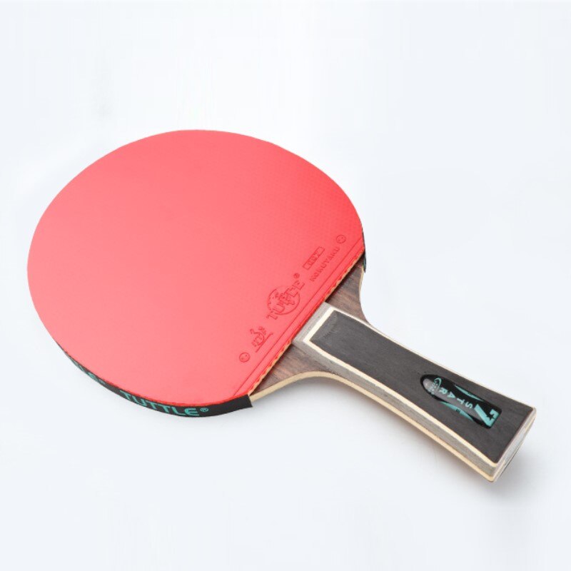 Tuttle 7 estrela raquete de ping pong 5 madeira pingpong bat profissional raquete de tênis de mesa com espinhas-em borrachas de certificação ittf