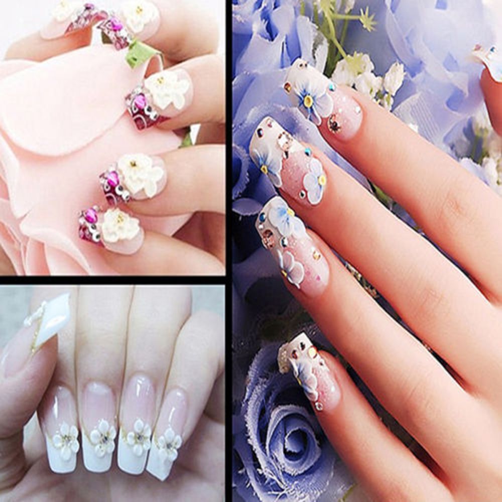 Brochas para uñas de diamantes de imitación, pincel de silicona para uñas con mango acrílico, herramientas para pinceles para uñas