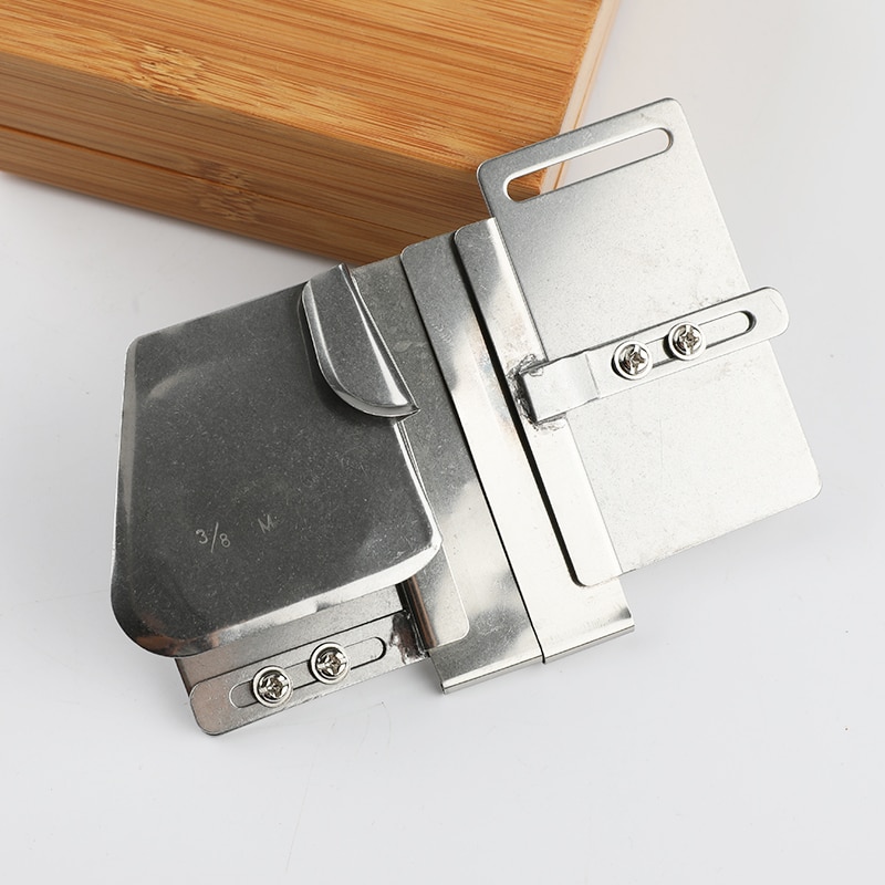 Industrial sewing tools,zipper installation,zipper positioner,efficient auxiliary tools,single needle machine accessories