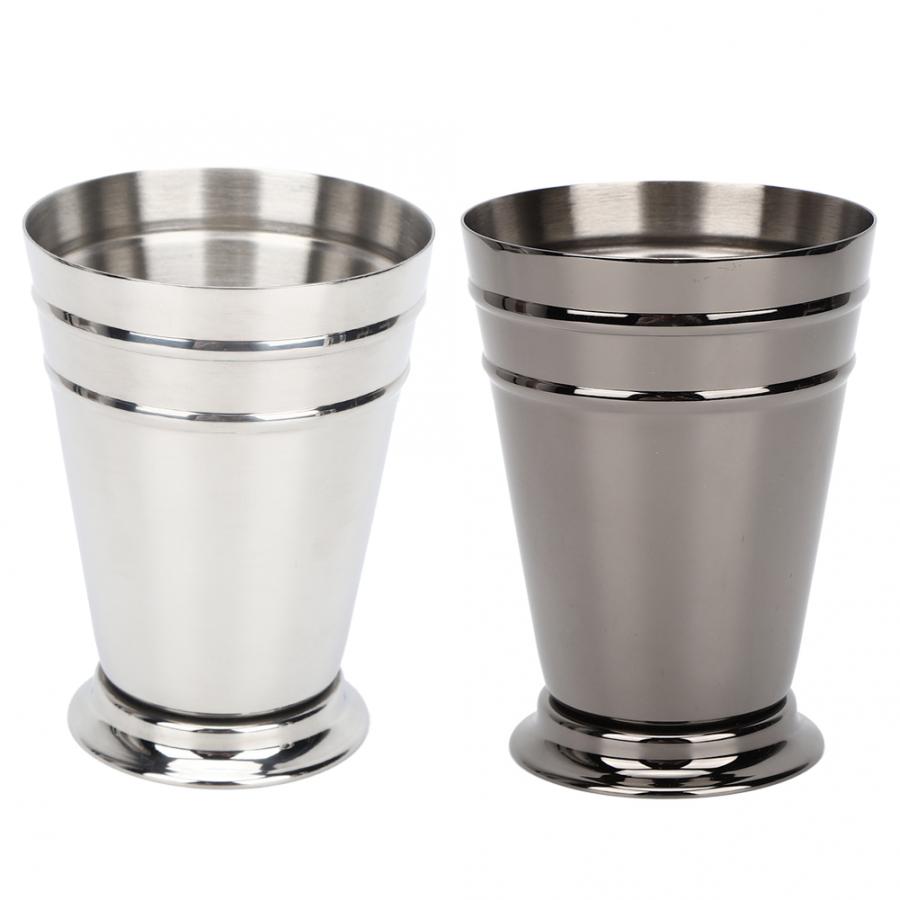 Taza de cóctel 304 de acero inoxidable con hielo, taza para beber vino, taza anticaída para Bar, herramienta para barman, copa de cóctel con hielo