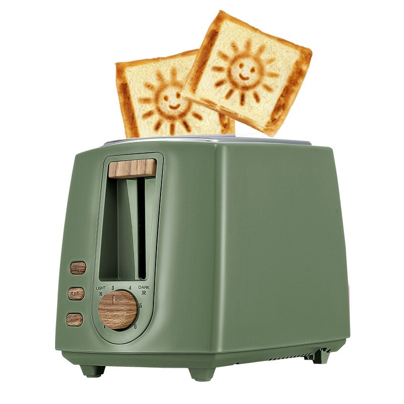 Stainless steel Electric Toaster Household Automatic Bread Baking Maker Breakfast Machine Toast Sandwich Grill Oven 2 Slice