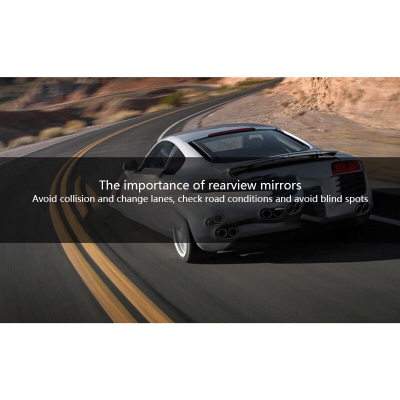 360 Rotation Adjustable Convex Rear View Mirror View Car Blind Spot Mirror Wide Angle Mirror Car Assisted Mirror