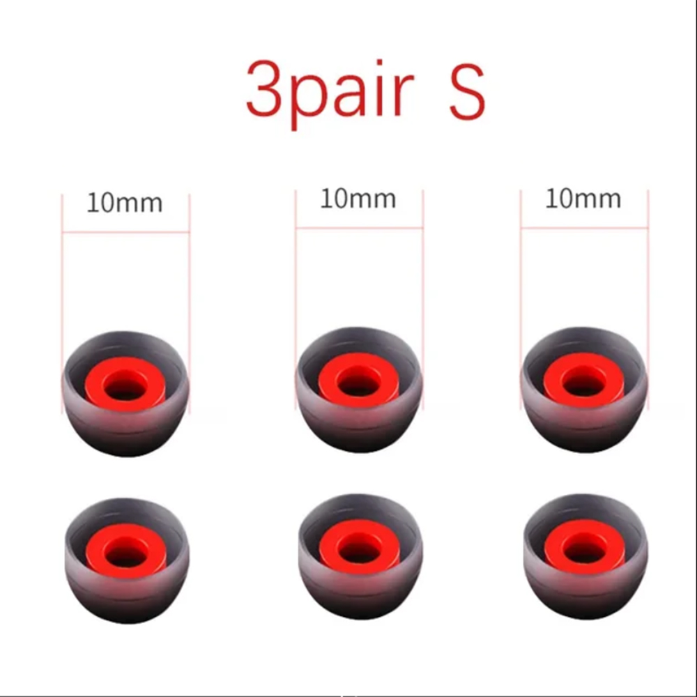 Almohadillas de silicona para auriculares, accesorios para auriculares pequeños, 3/1 pares: WHEAT