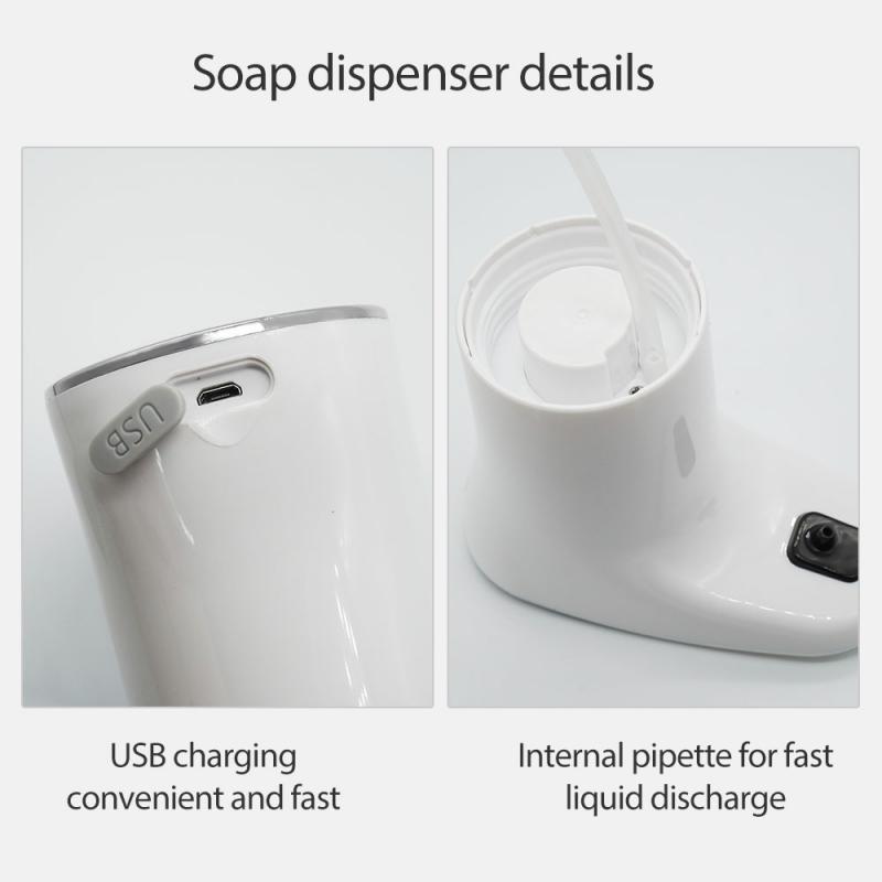 Dosificafor Soap Dispenser Desktop Bathroom Accessories Touchless Automatic Gel Foam Sprayer Antiseptic Dispenser