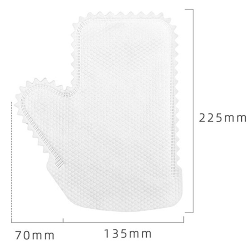 Guantes de limpieza para el 20 piezas, plumero desechable de escamas de pescado, fácil de quitar para el polvo, guantes de fibra de bambú, accesorios de cocina para el jardín