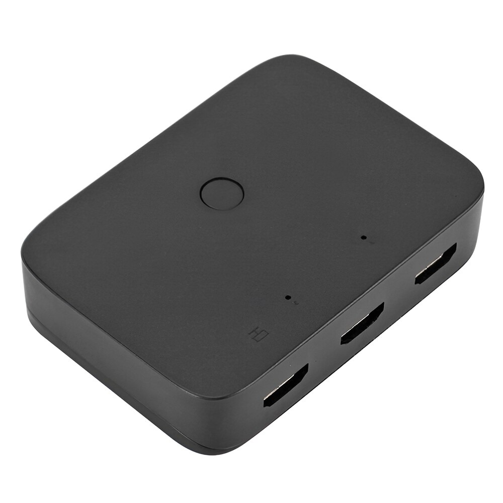 2 In 1 HDMI Splitter 2 Port Hub Box Auto Switch 2 In 1 Out Switcher USB Switch For Office Computer Room Plug And Play